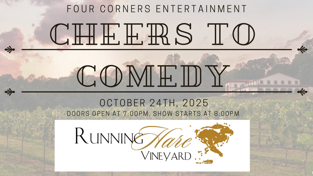 Cheers to Comedy on Friday, October 24th!