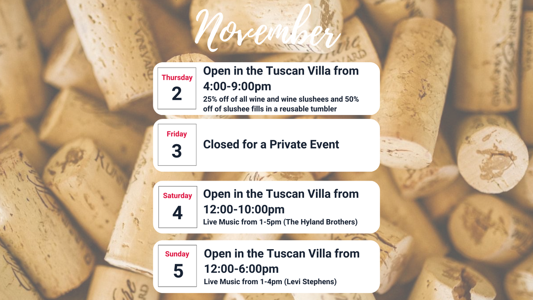 Open on Thursday, Saturday, and Sunday this week!