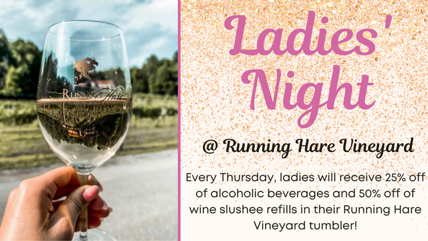 Ladies' Night on Thursday, June 13th from 5:00-9:00pm