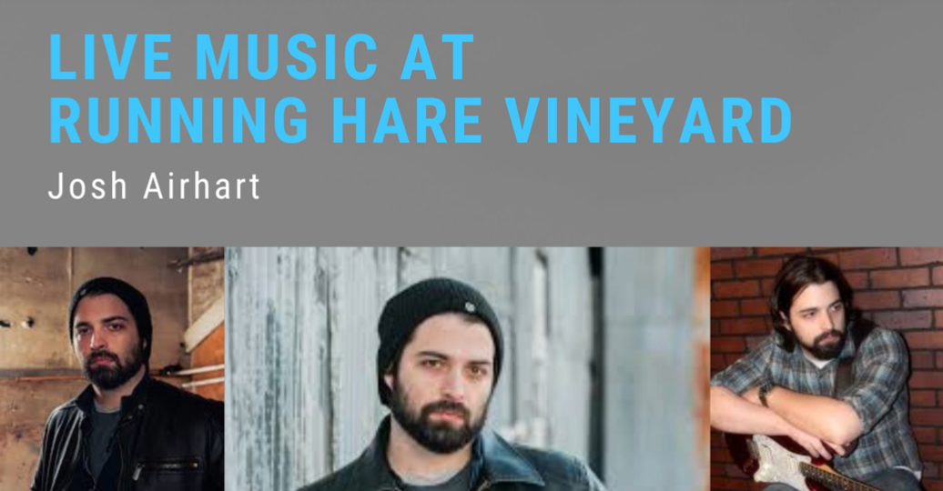 Live Music with Josh Airhart on Sunday, July 4th from 1:00-4:00pm