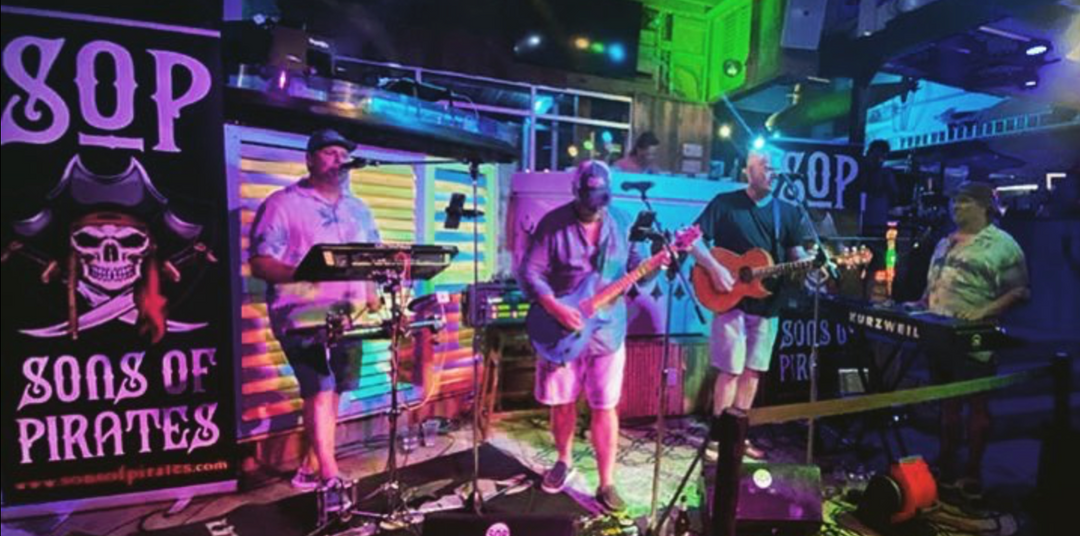 Live Music with Sons of Pirates on Thursday, October 28th from 5:00-9:00pm