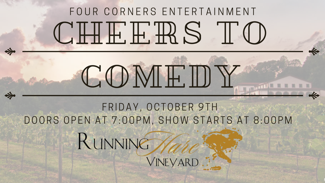 Cheers to Comedy on October 9th!