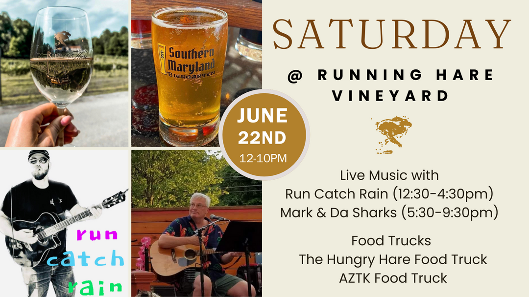 Saturday at Running Hare on June 22nd from 12-10pm!