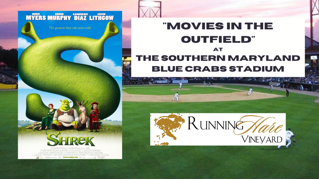 Movies in the Outfield at the Southern Maryland Blue Crabs Stadium on September 4th- Shrek