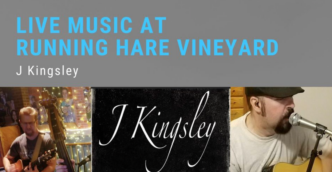 Live Music with J. Kingsley on Saturday, October 15th from 12:00-4:00pm