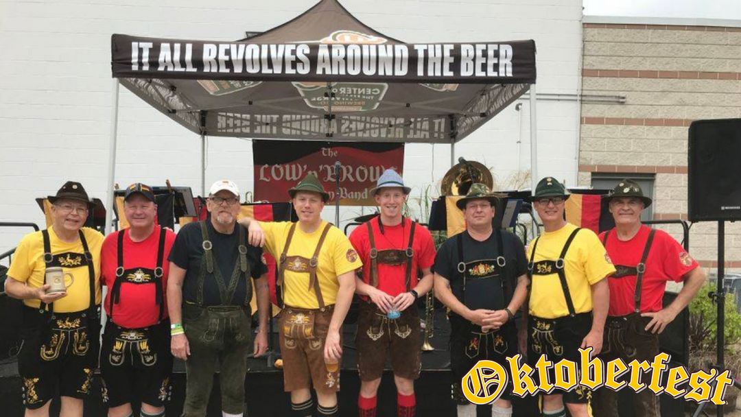 Live Music with The LOW'n'BROWS German Band on Saturday, October 1st from 12:00-5:00pm
